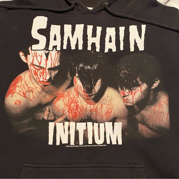 SOLD 🚫 Danzig Samhain Initium 2006 Black Dream Hoodie - Picture 3 of 7